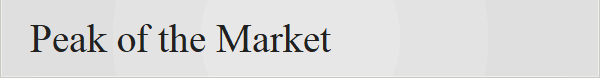 Peak of the Market